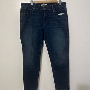 Levis 311 Shaping Skinny jeans deep indigo color Sz 20W